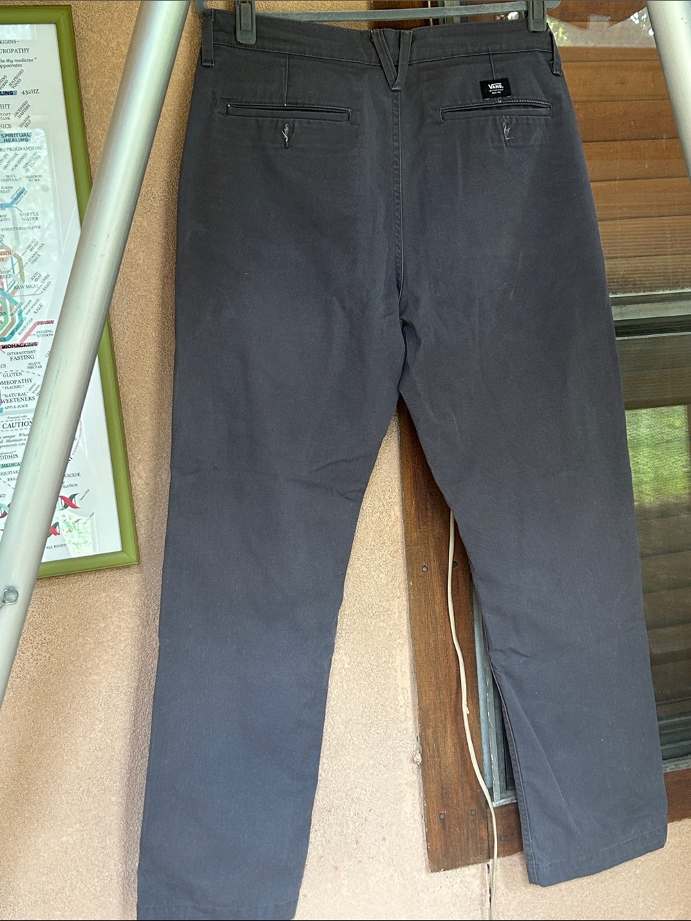 Vans Men's Charcoal Gray Chino Pants - Picture 8 of 8